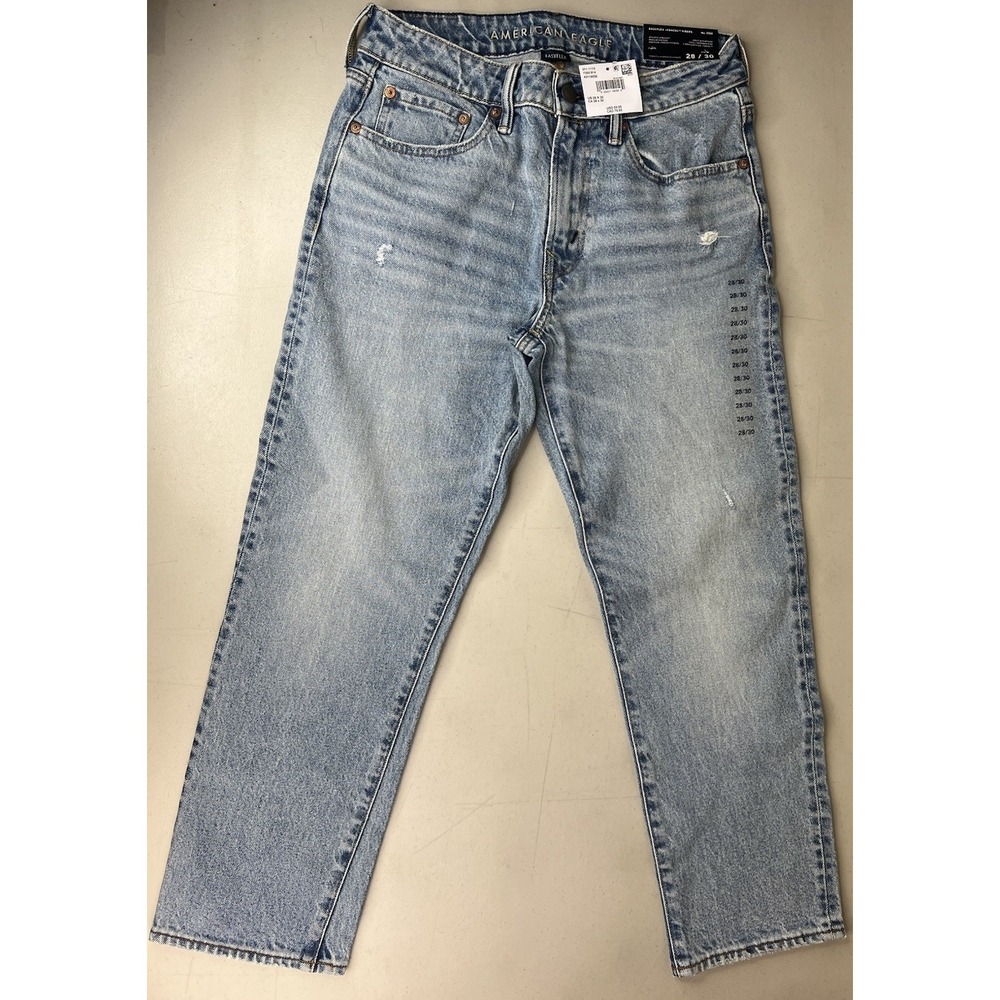 NEW American Eagle Easy Flex Athletic Straight Leg Denim Jean 28x30 WITH TAGS